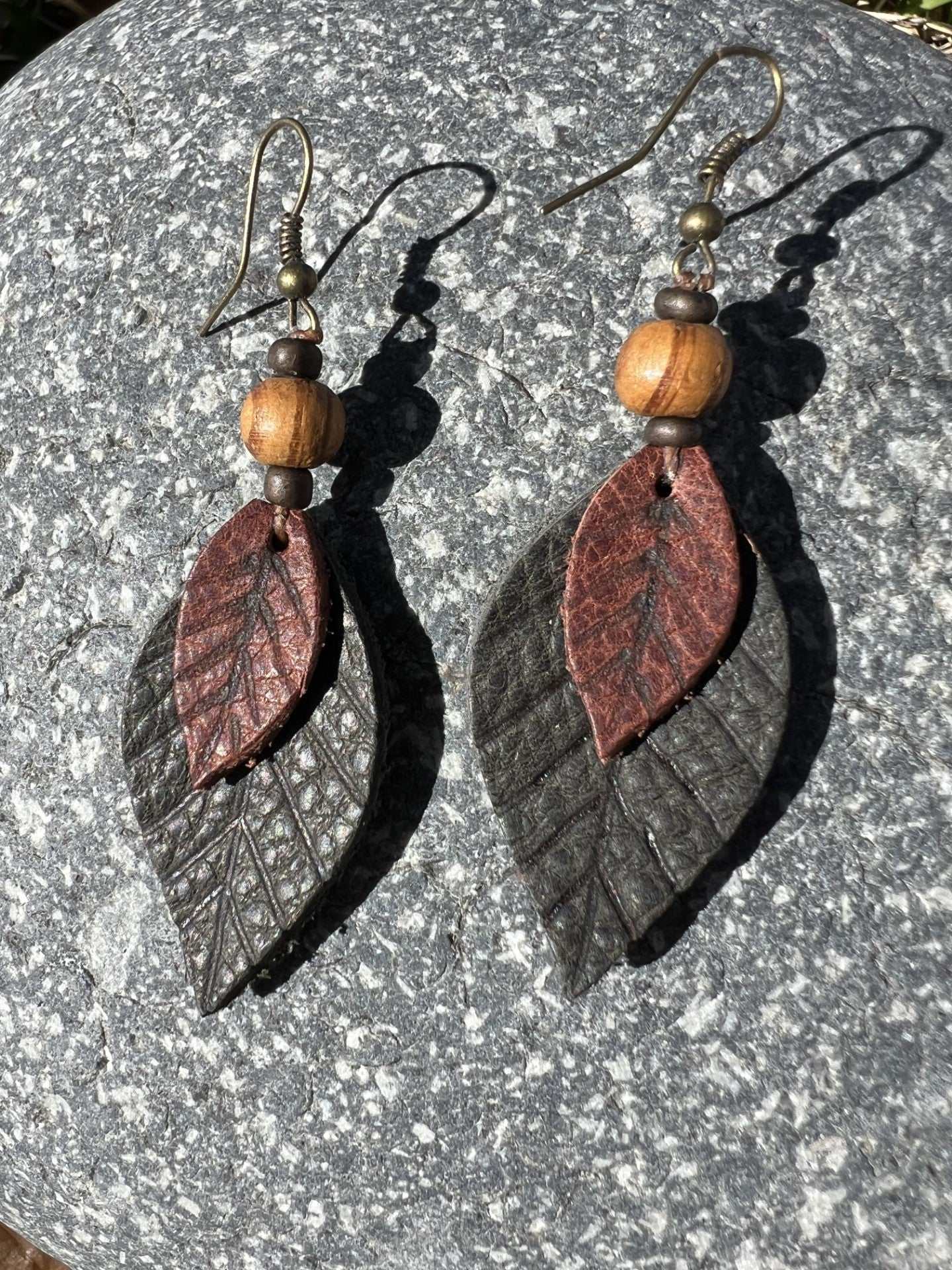Natura Leather Earrings