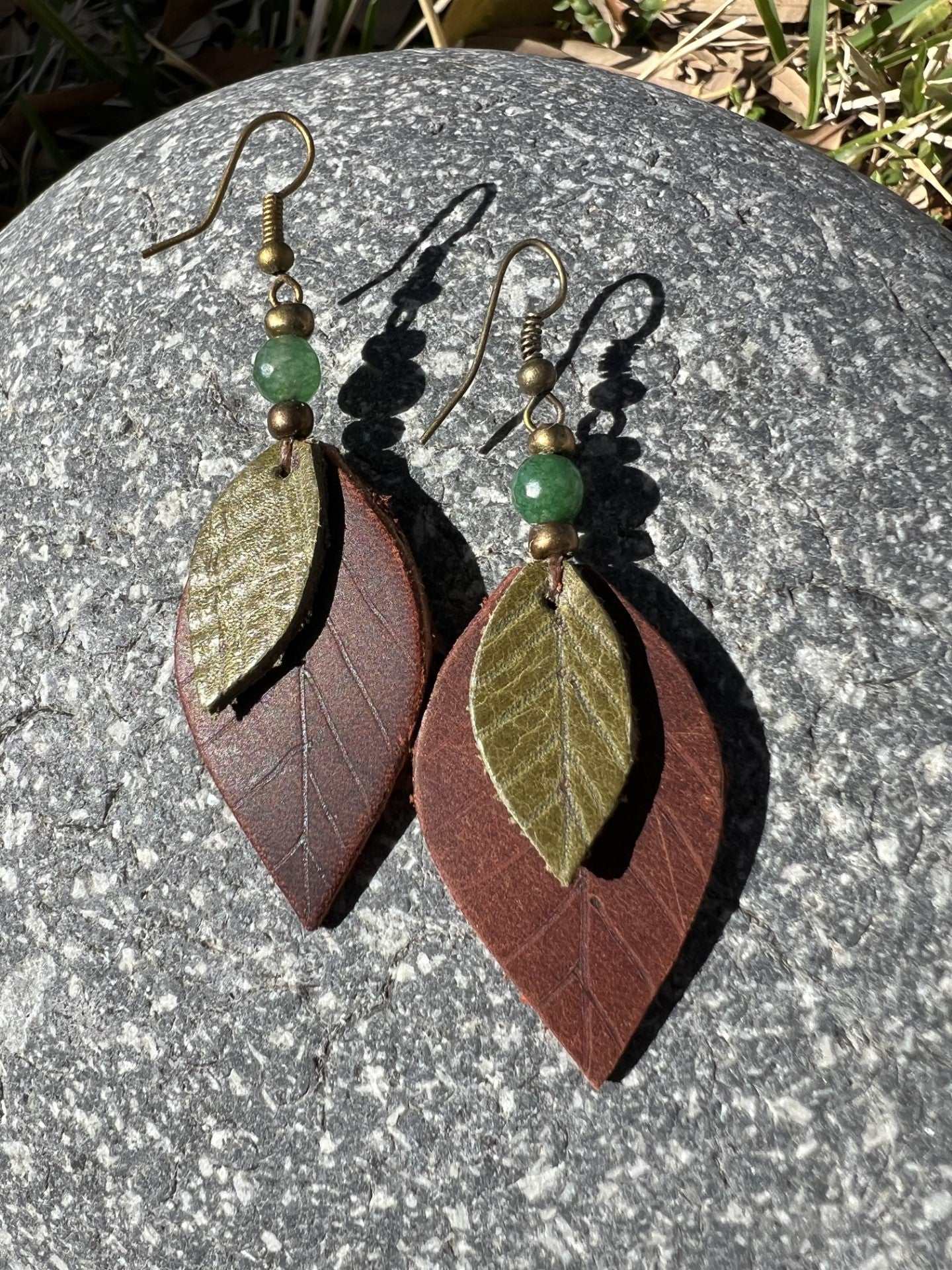 Natura Leather Earrings