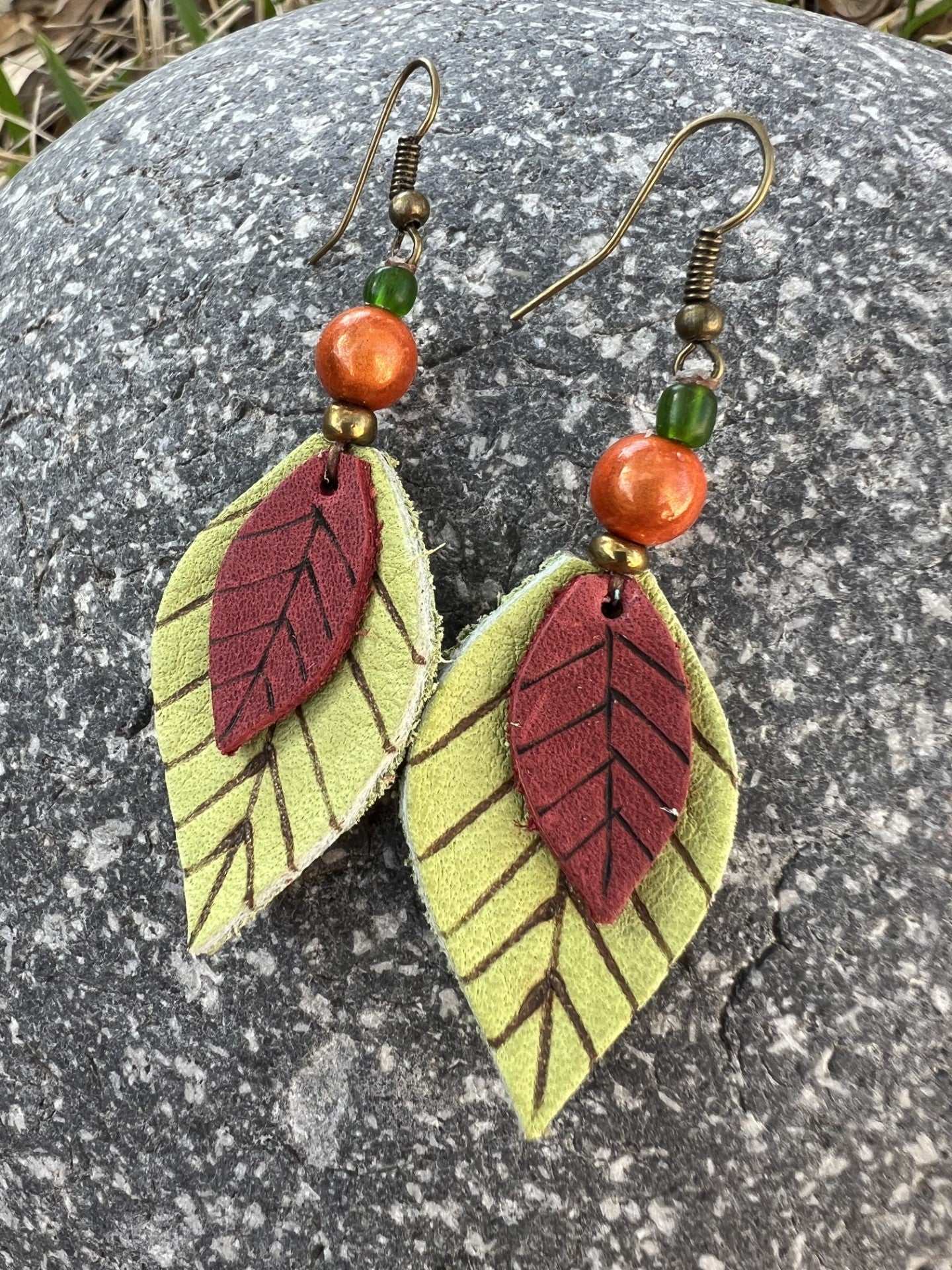 Natura Leather Earrings
