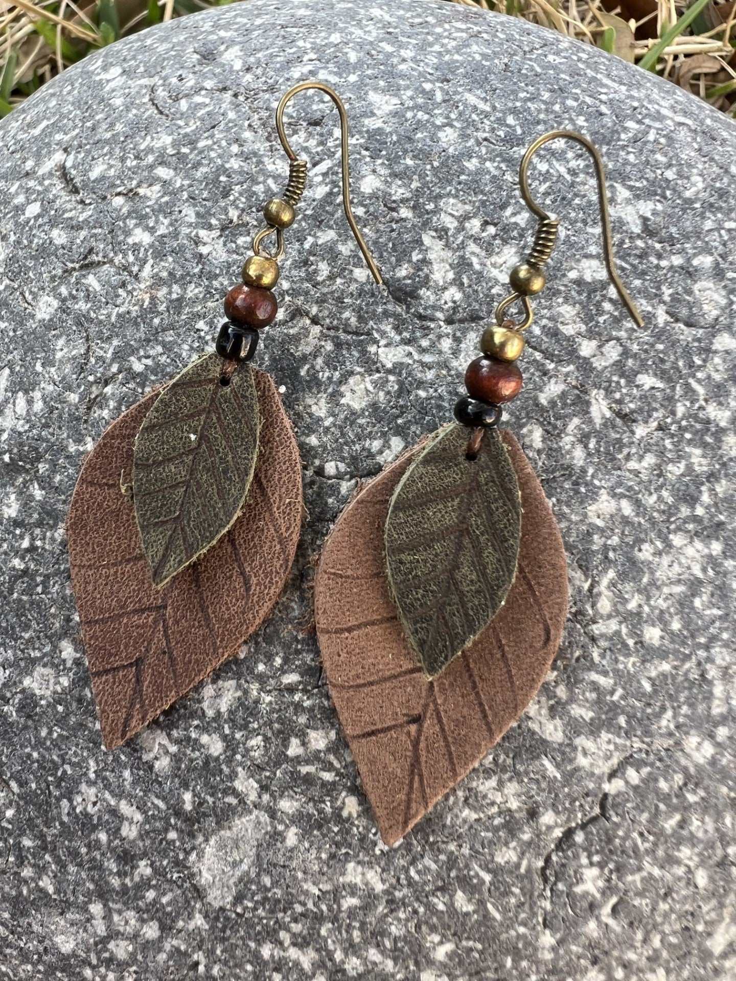 Natura Leather Earrings