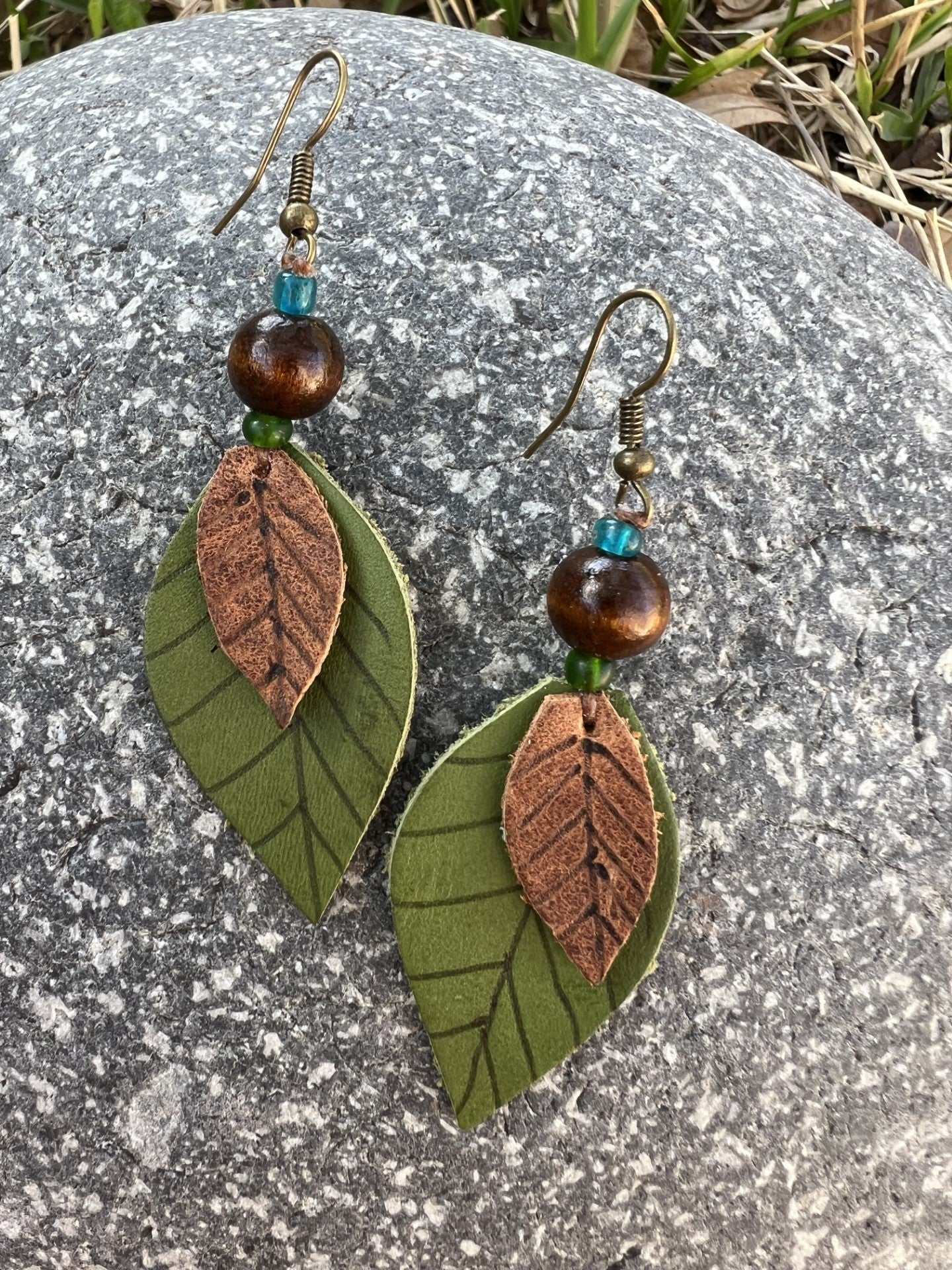 Natura Leather Earrings