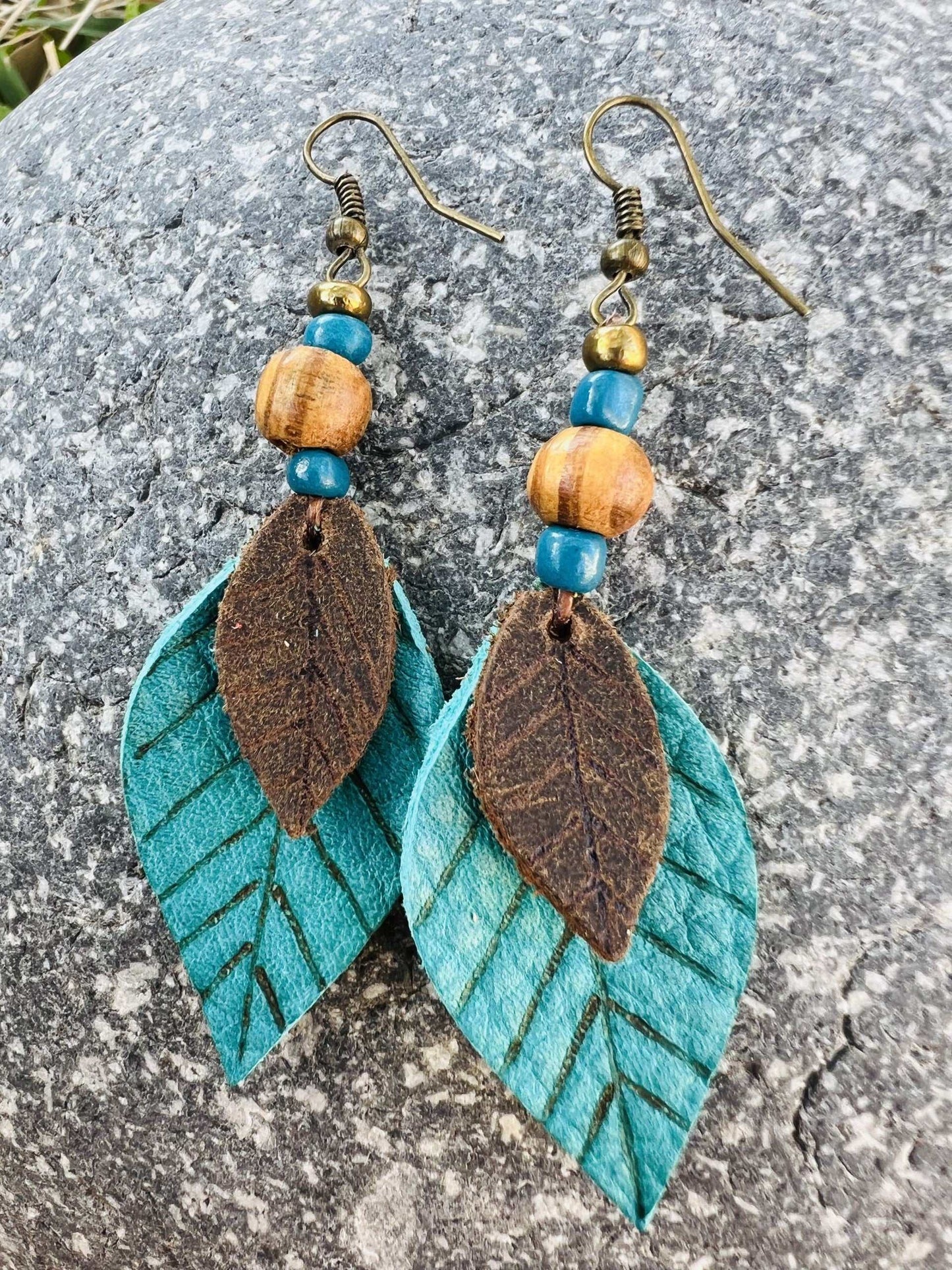 Natura Leather Earrings
