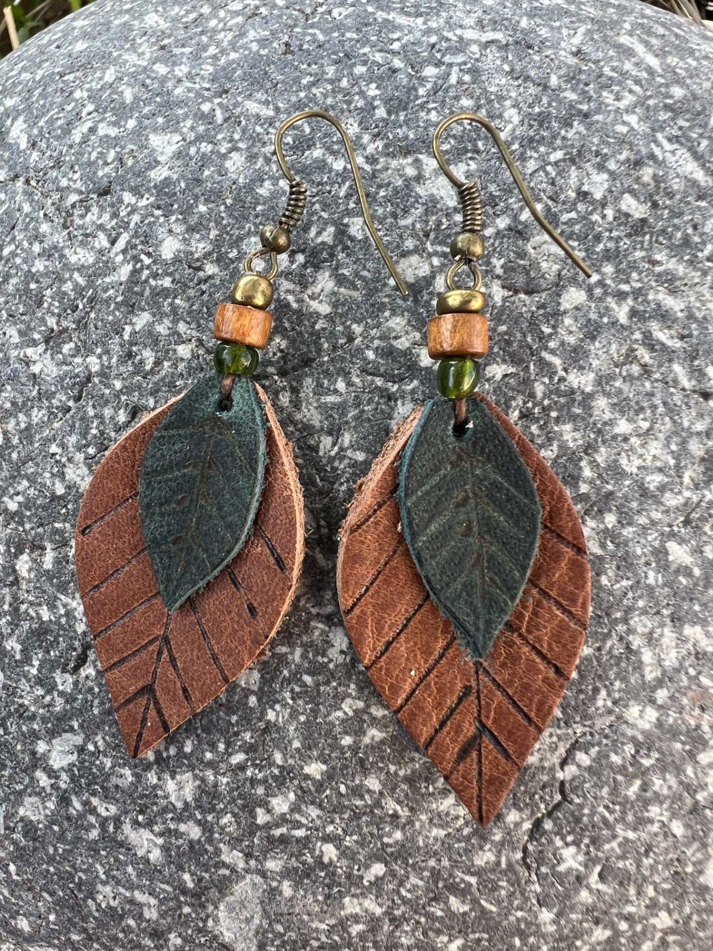 Natura Leather Earrings