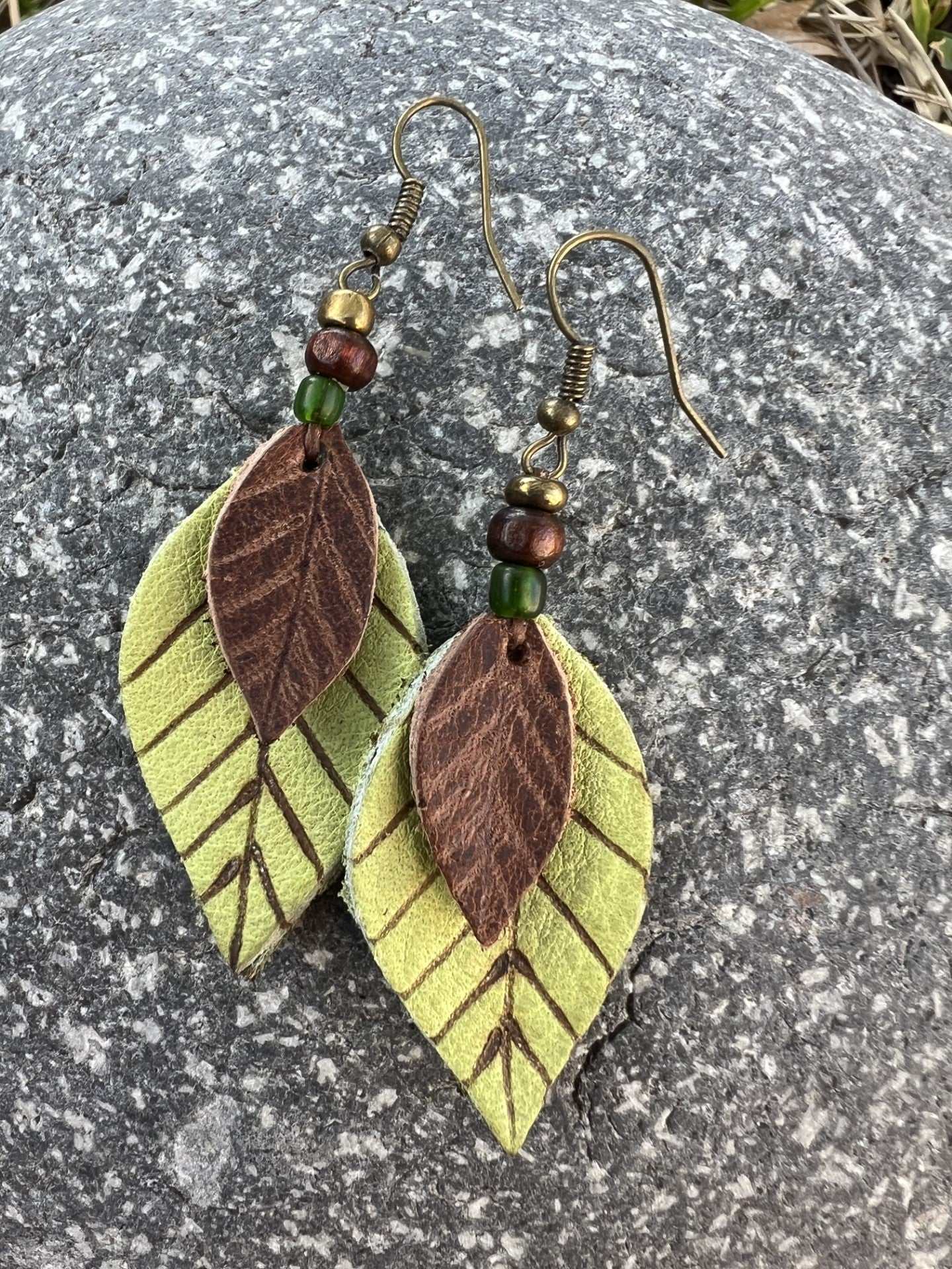 Natura Leather Earrings