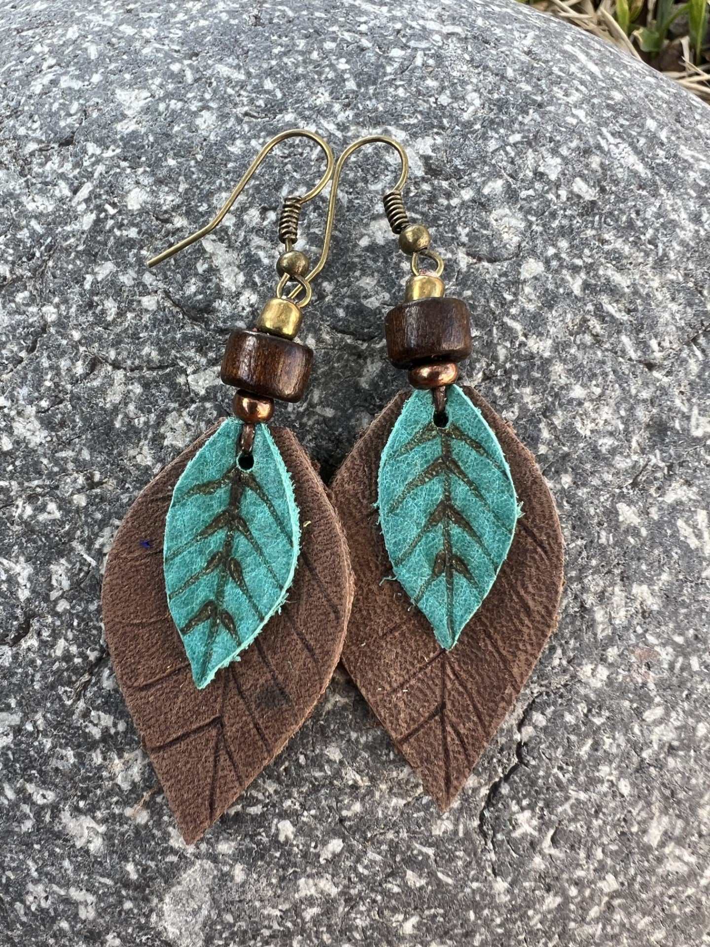 Natura Leather Earrings
