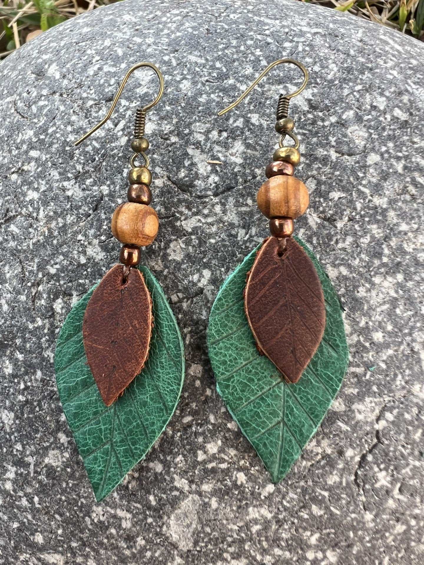 Natura Leather Earrings