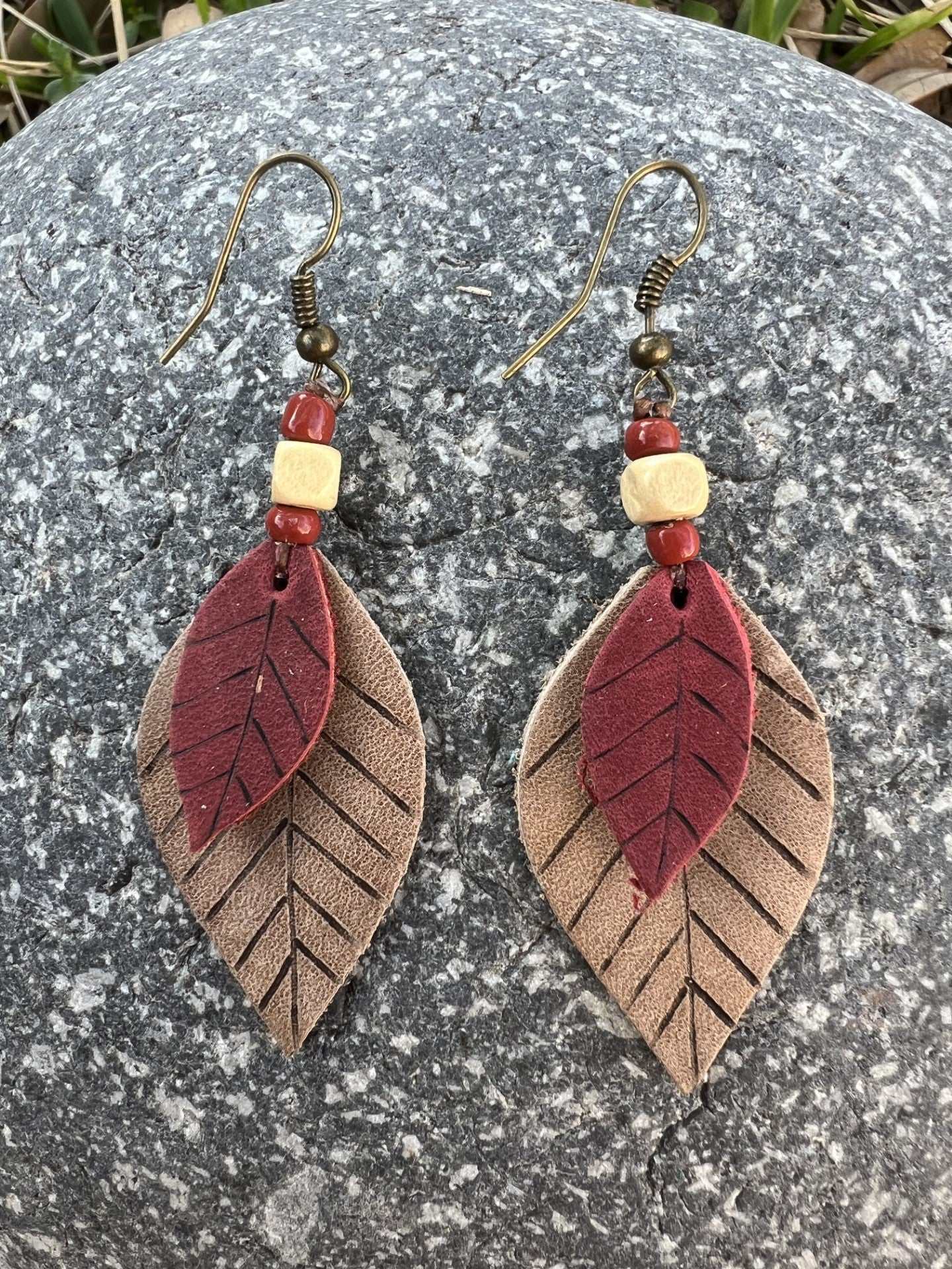 Natura Leather Earrings