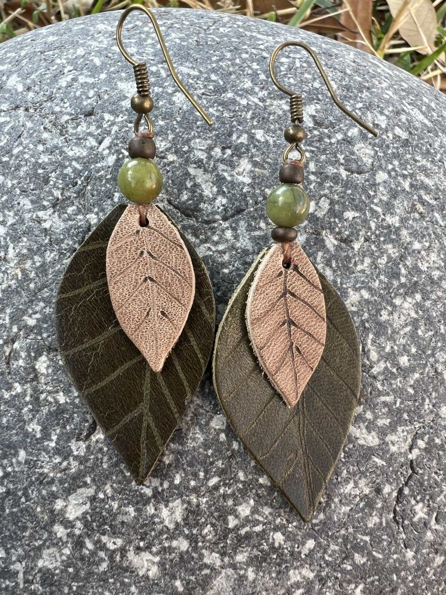 Natura Leather Earrings