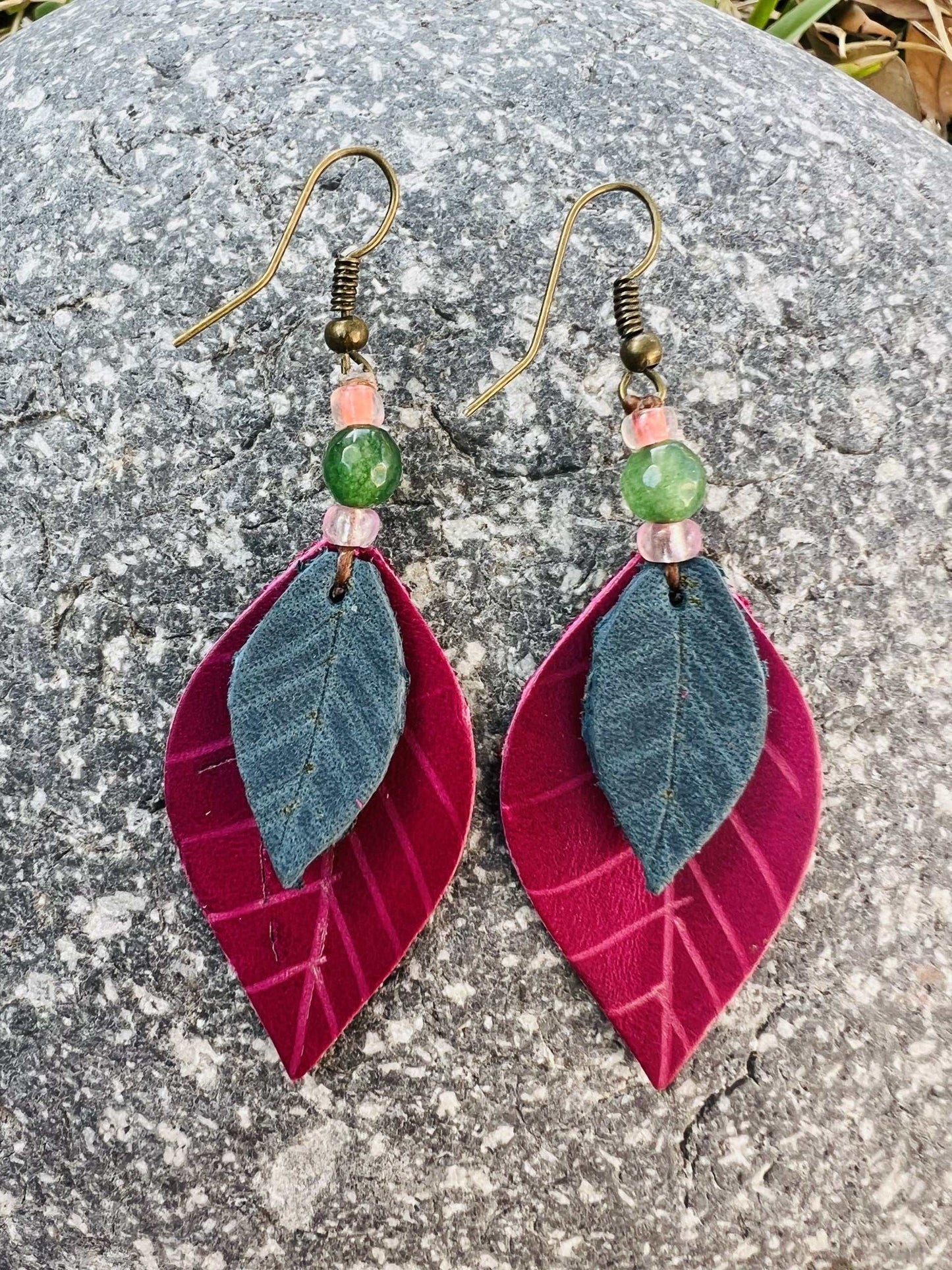 Natura Leather Earrings