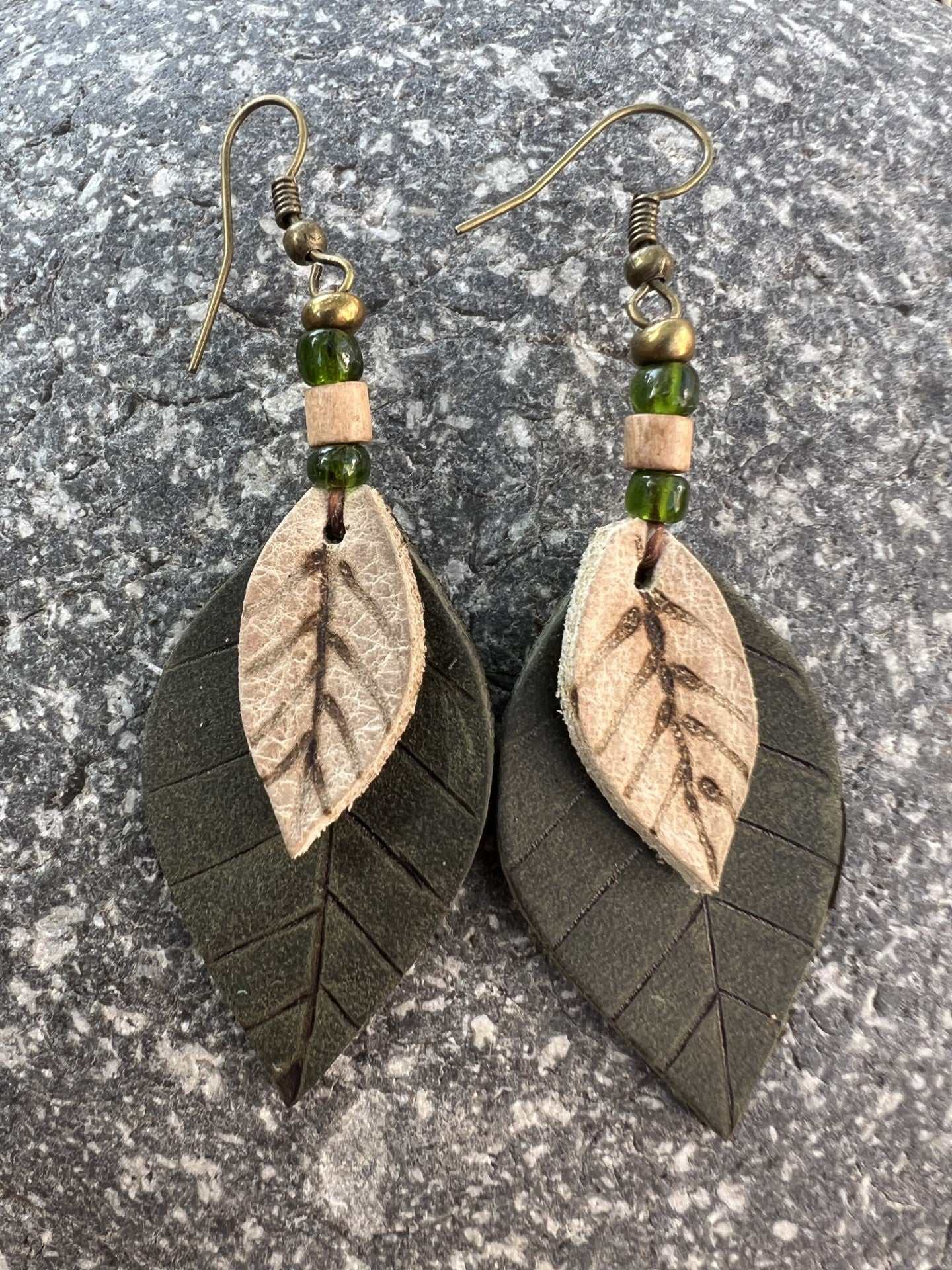 Natura Leather Earrings