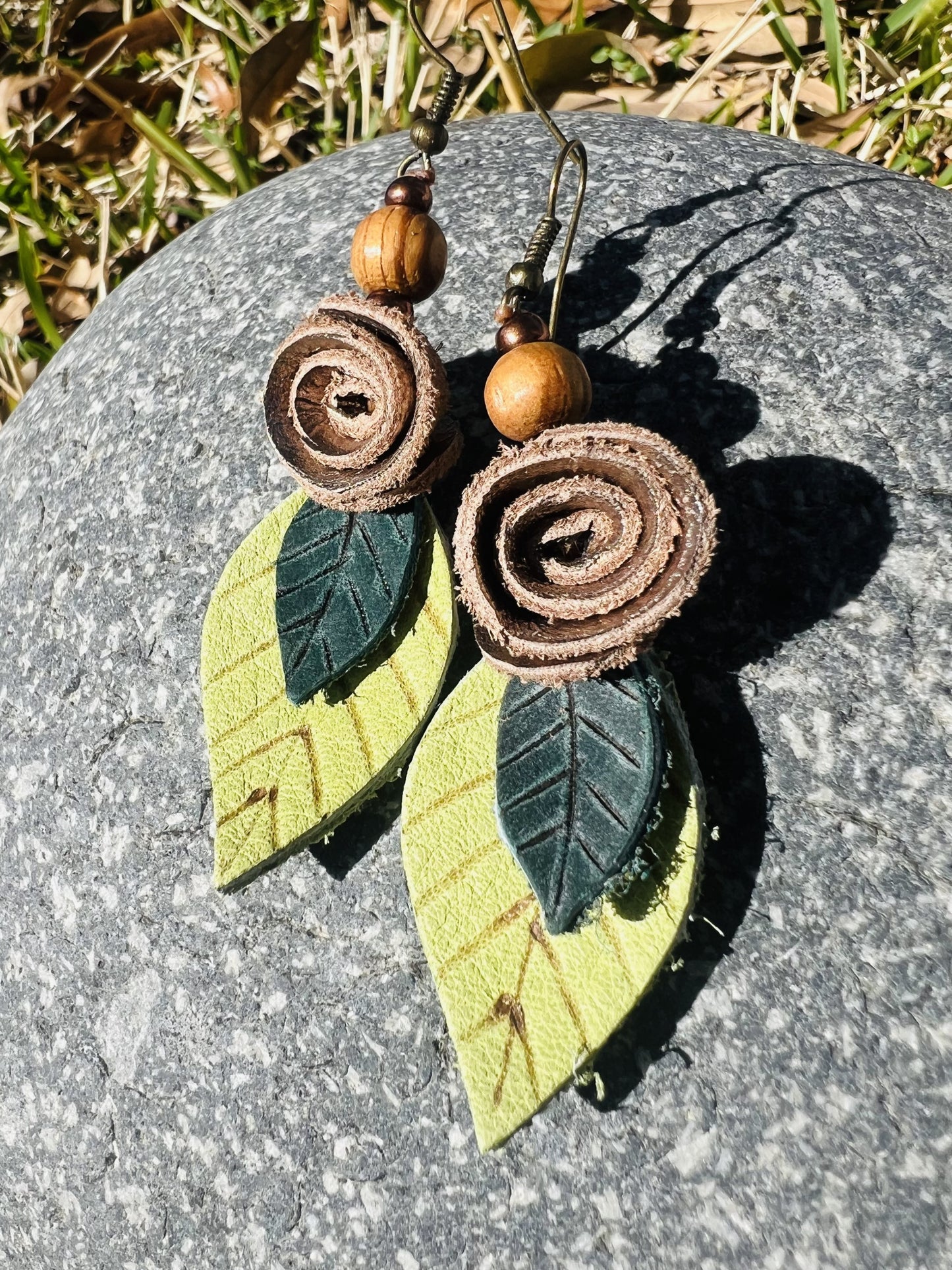 Rosa Leather Earrings