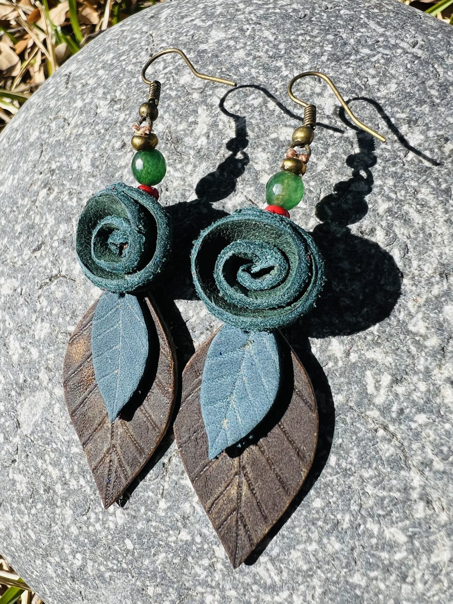 Rosa Leather Earrings