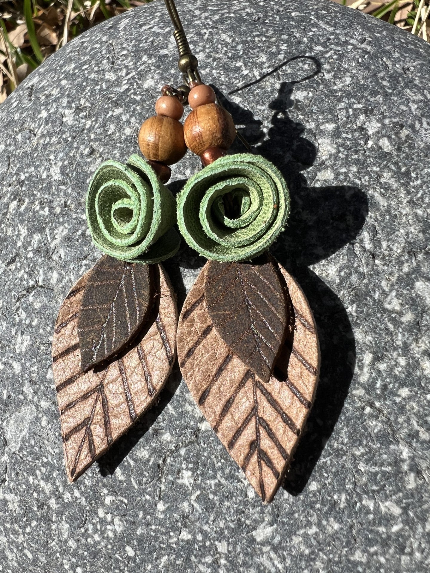 Rosa Leather Earrings