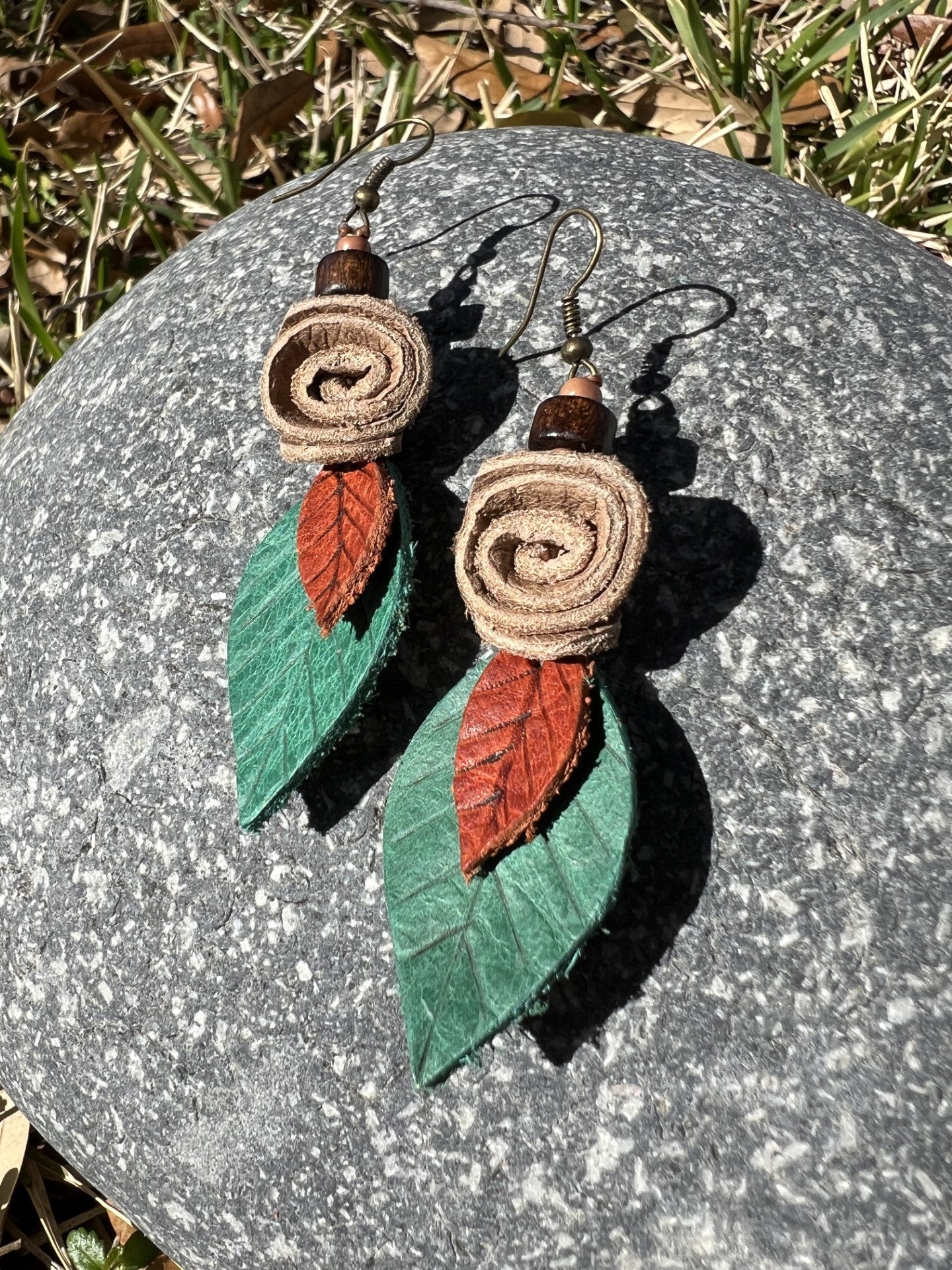 Rosa Leather Earrings