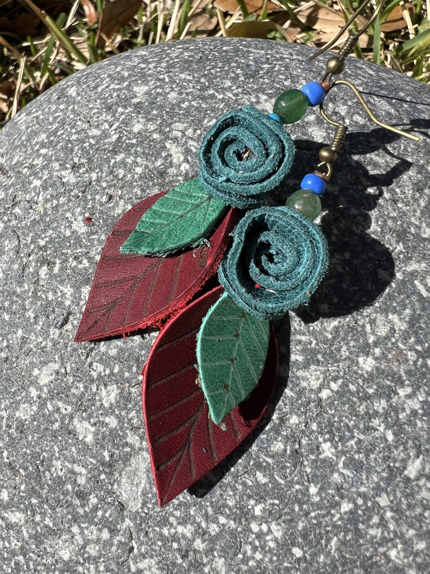 Rosa Leather Earrings