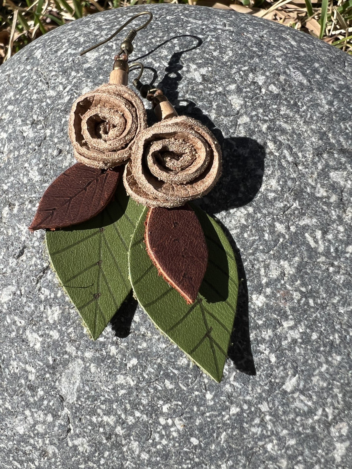 Rosa Leather Earrings