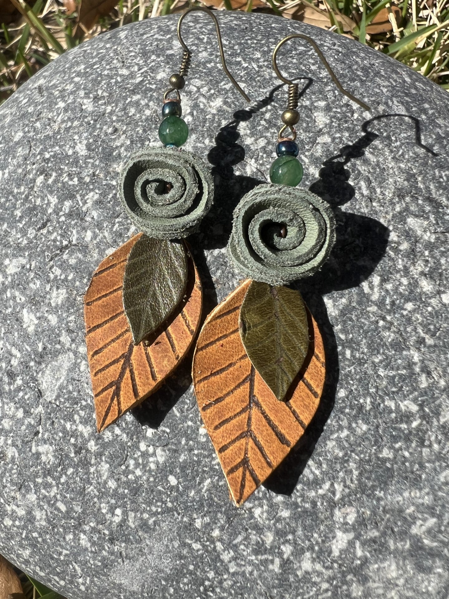Rosa Leather Earrings