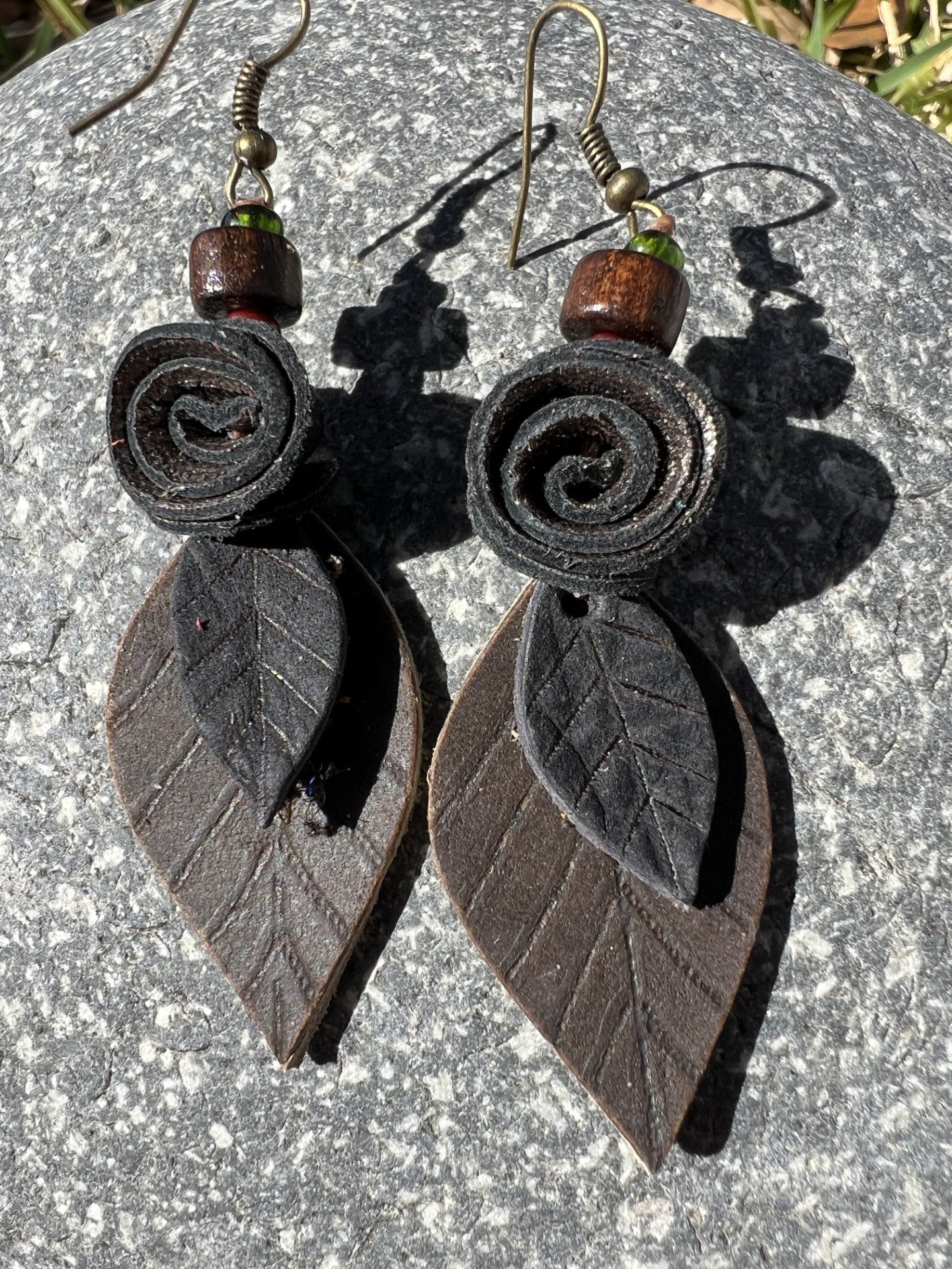 Rosa Leather Earrings