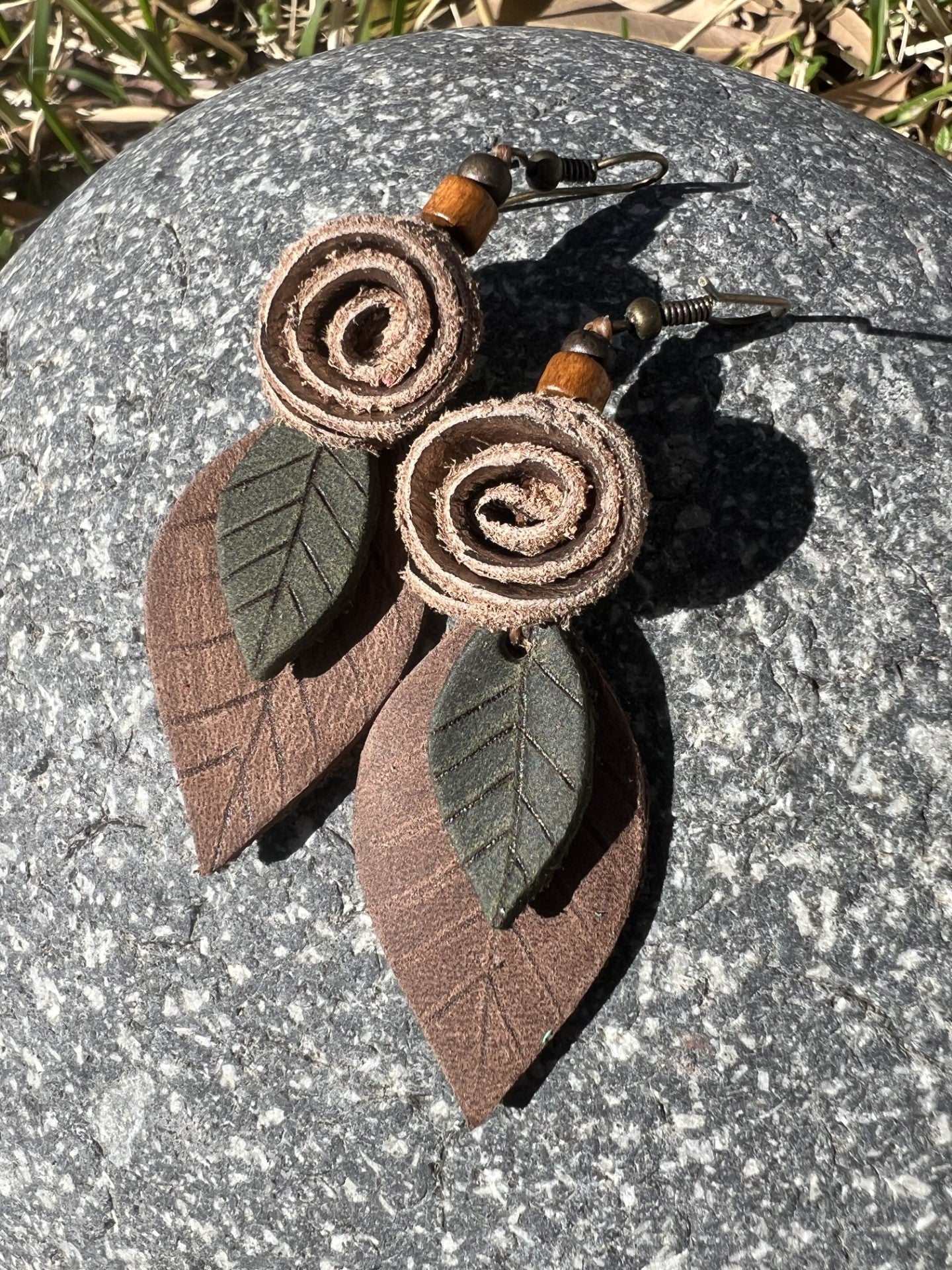 Rosa Leather Earrings