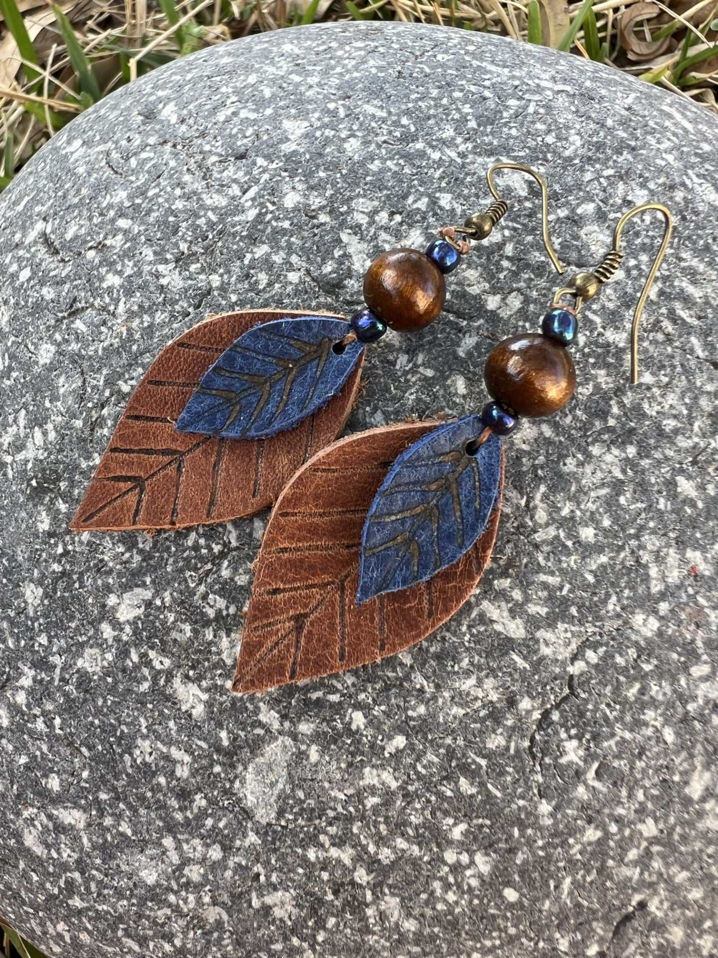 Natura Leather Earrings