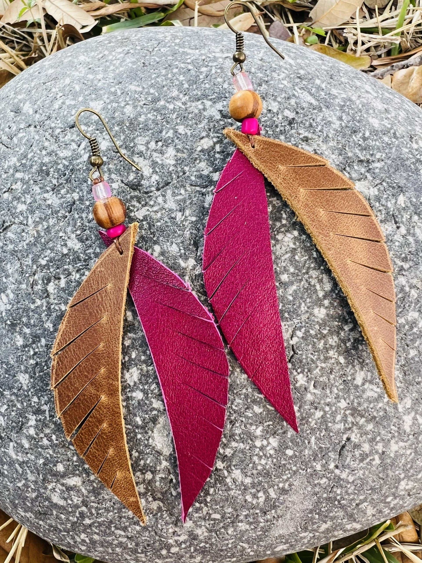 Paloma Leather Earrings