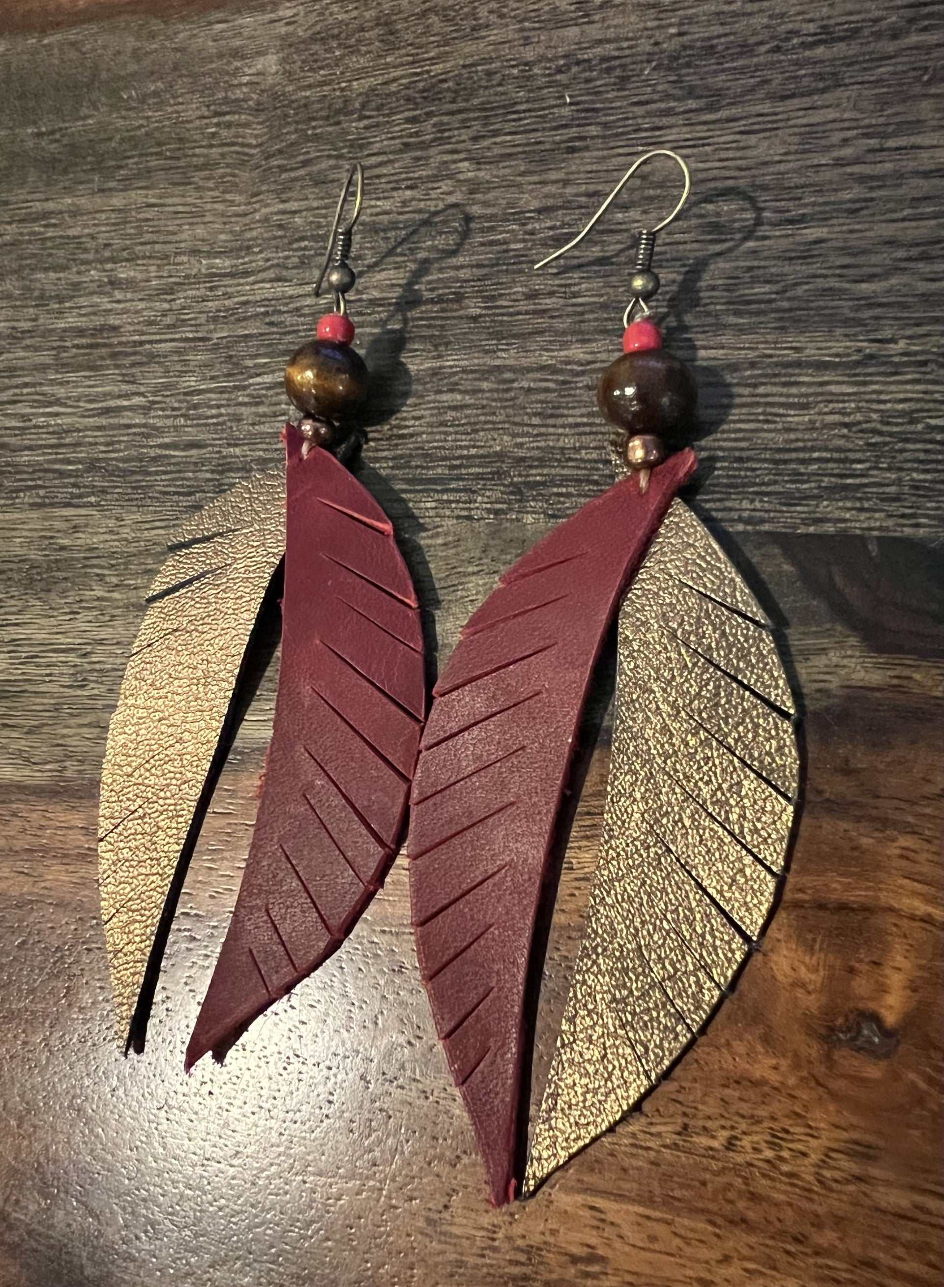 Paloma Leather Earrings